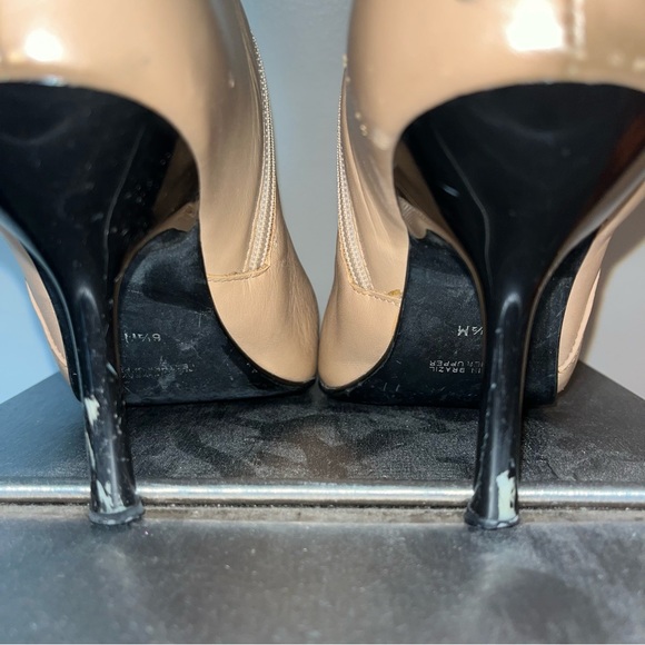 Suzana Santos tan leather heeled boots size 6.5 - Picture 12 of 16